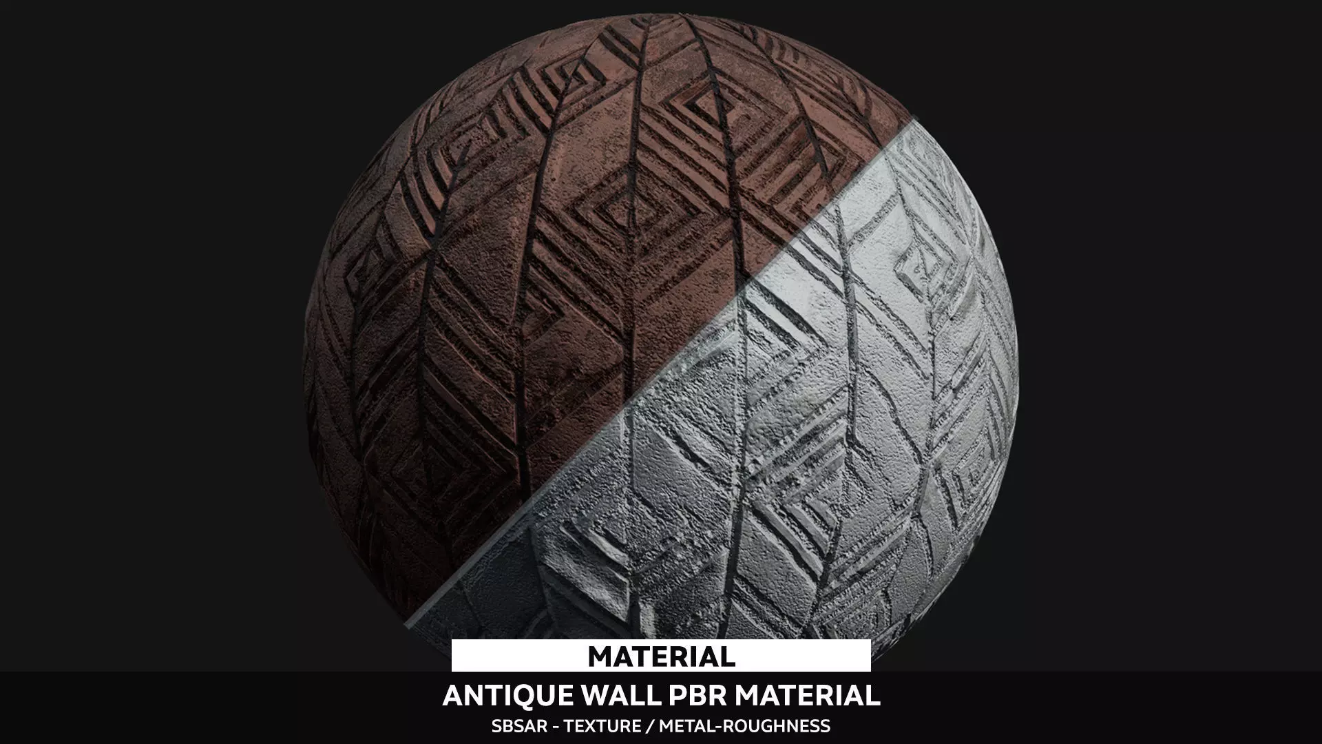 Antique Wall Material - PBR Texture_0