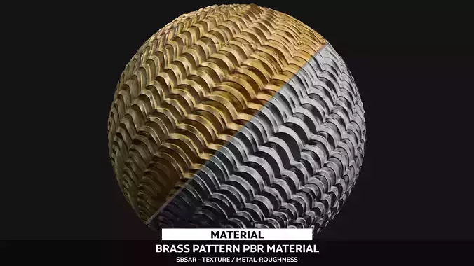 Brass Pattern Material - PBR