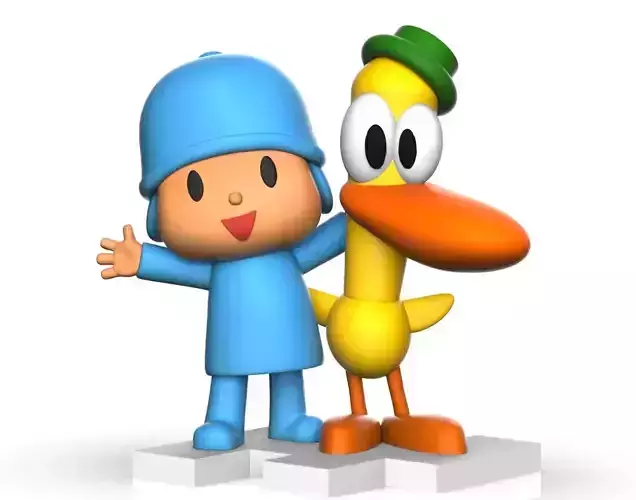POCOYO AND DUCK FRIEND