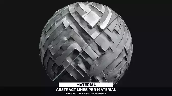 Abstract Lines PBR Material