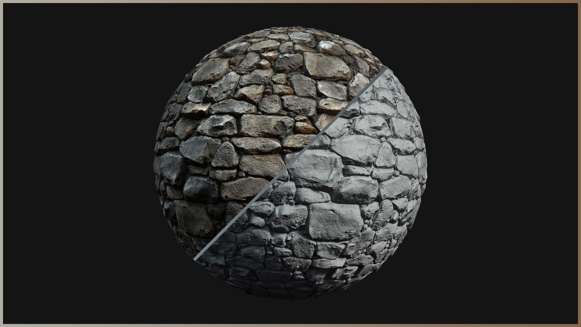 Ancient Stone Wall Material - PBR Texture_1
