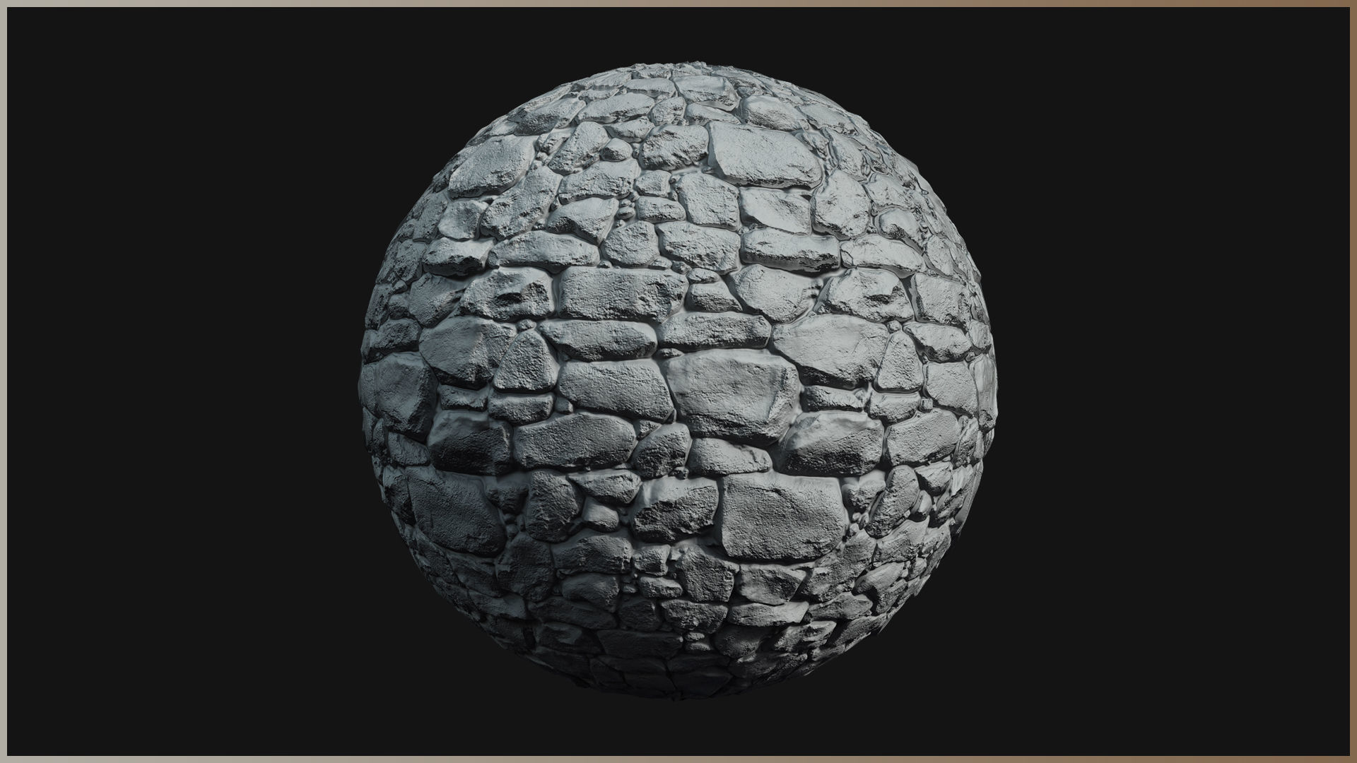 Ancient Stone Wall Material - PBR Texture_3