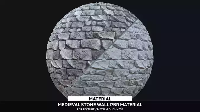 Mevieval Stone Wall Material - PBR