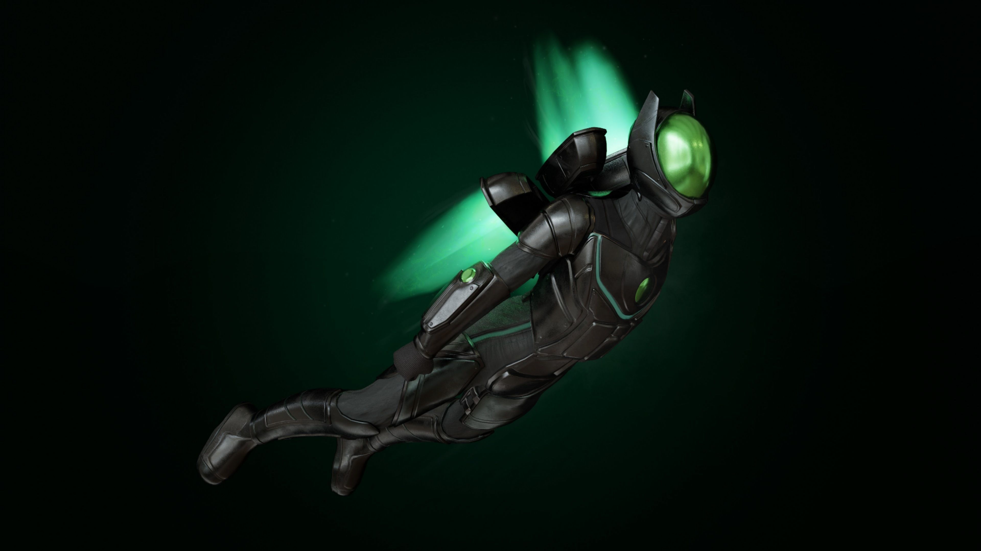 fly fighter Low-poly 3D model_3