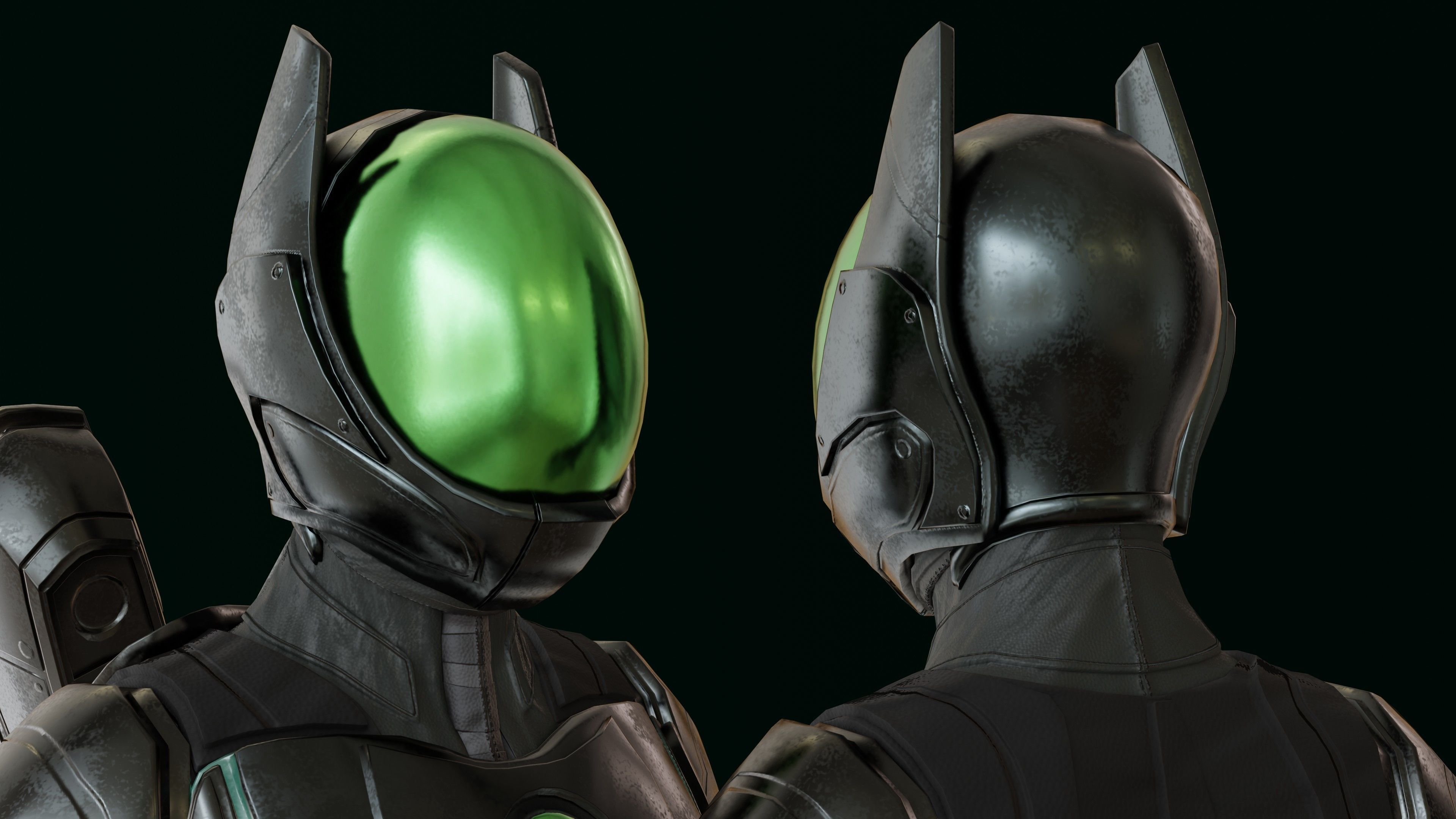 fly fighter Low-poly 3D model_9