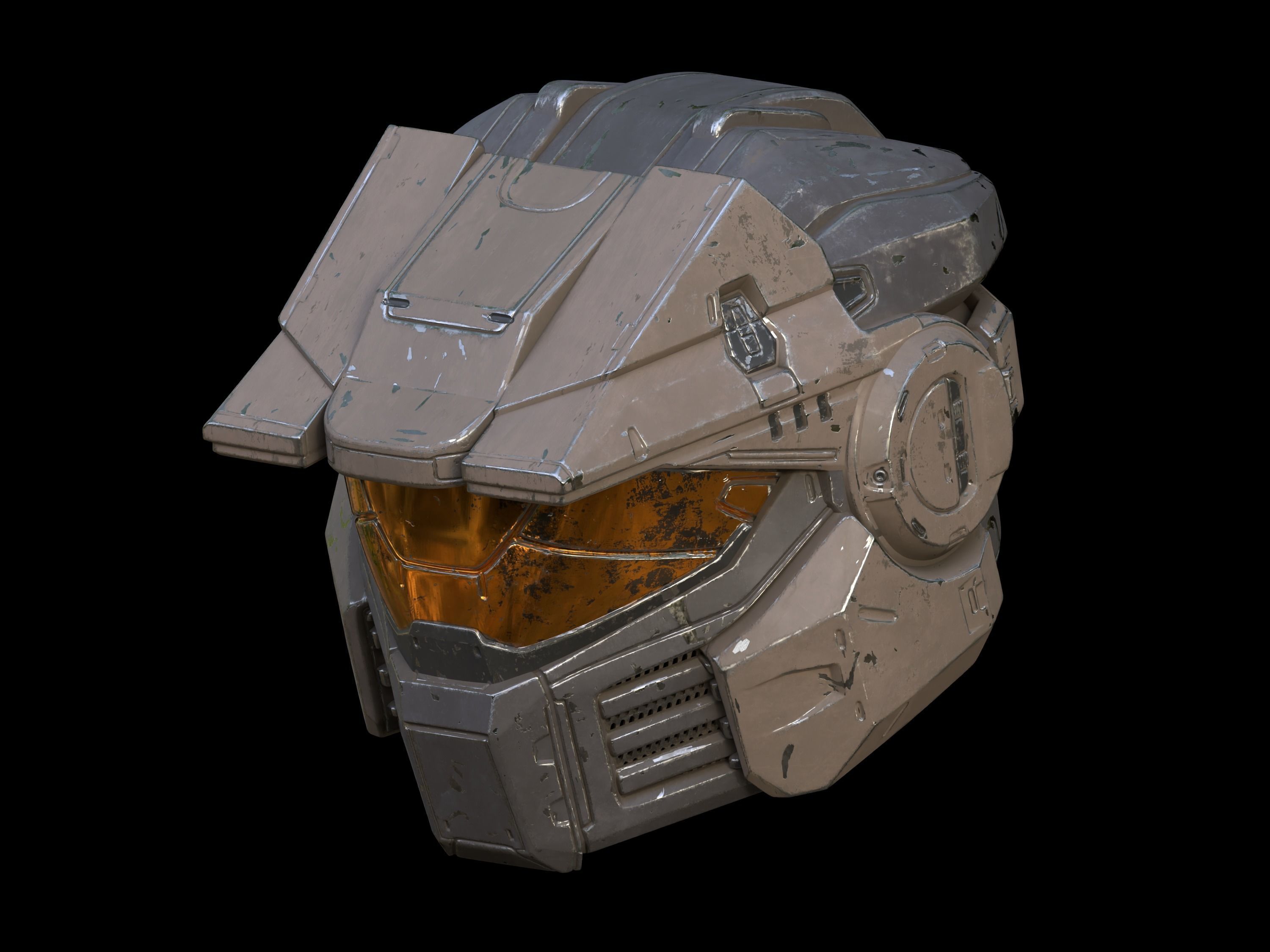 Pro Series Arger Helmet 3d print file 3D print model_3