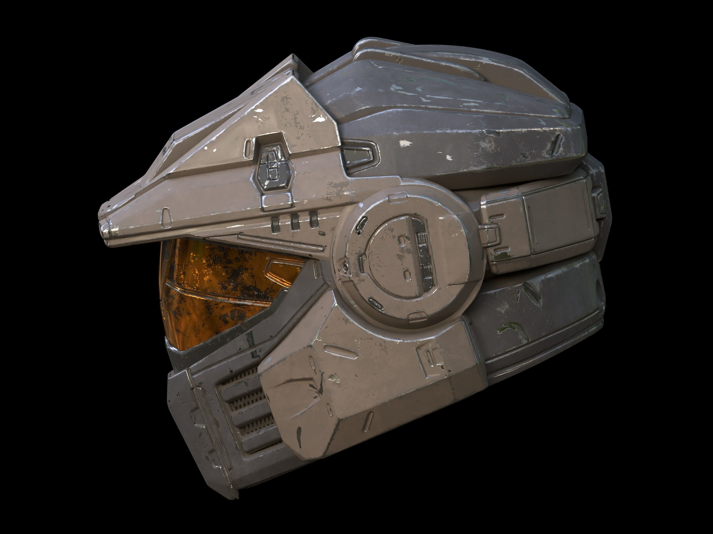 Pro Series Arger Helmet 3d print file 3D print model_4