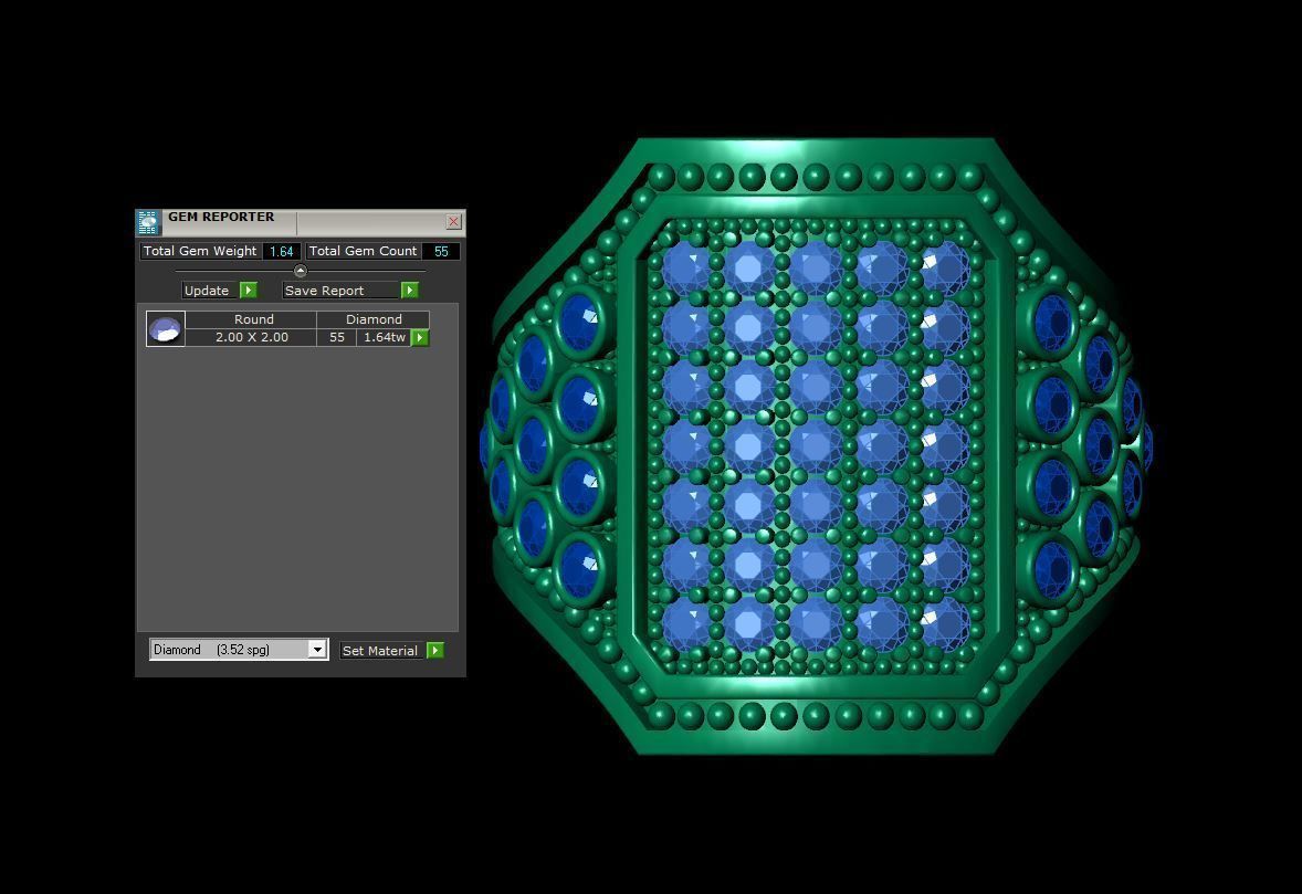 Cluster ring for men 3D print model_14