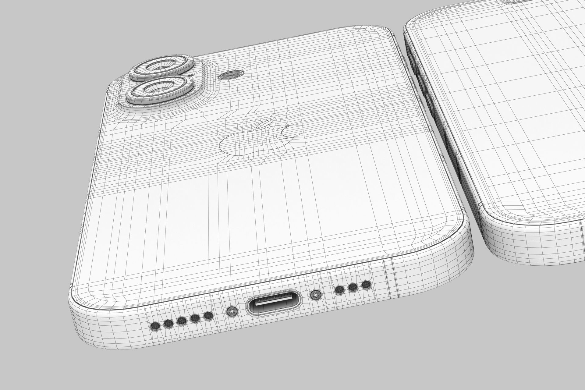 Apple iPhone 16 v1 3D model_16