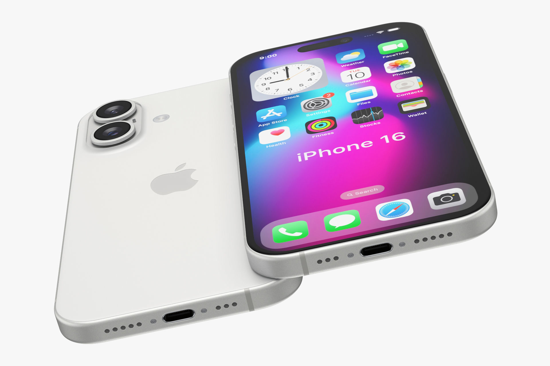Apple iPhone 16 v1 3D model_6