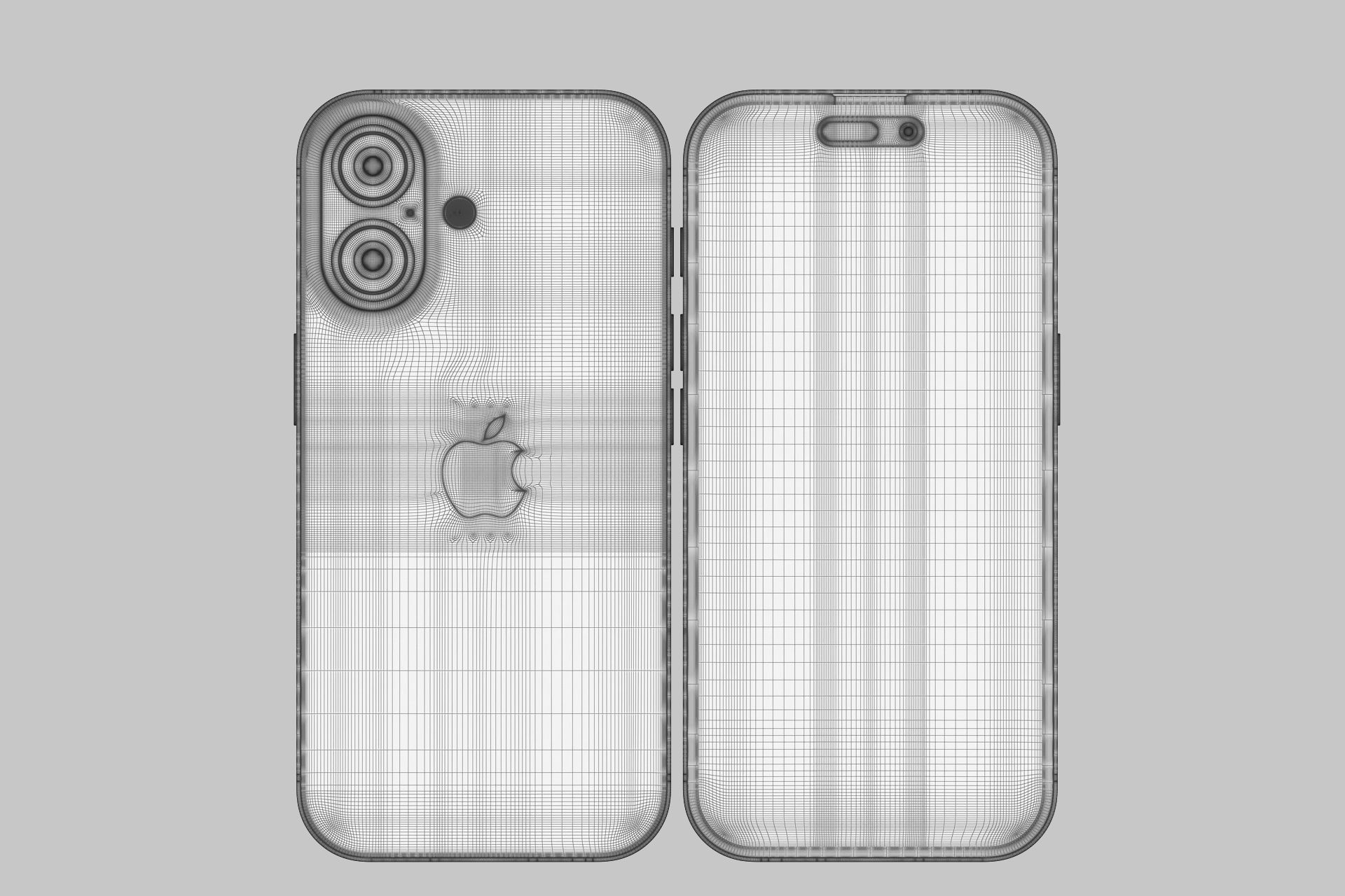 Apple iPhone 16 v1 3D model_13