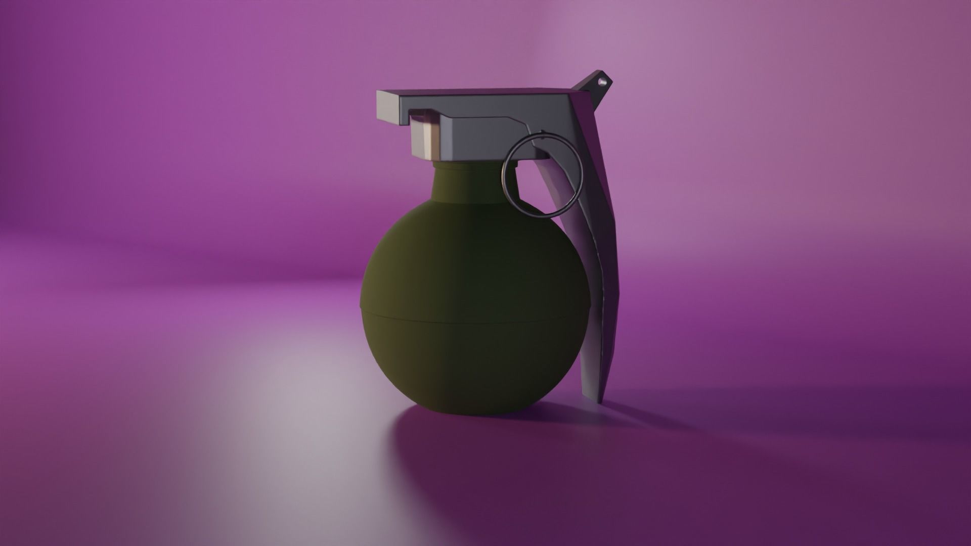3D Grenade -printable- 3D print model_1