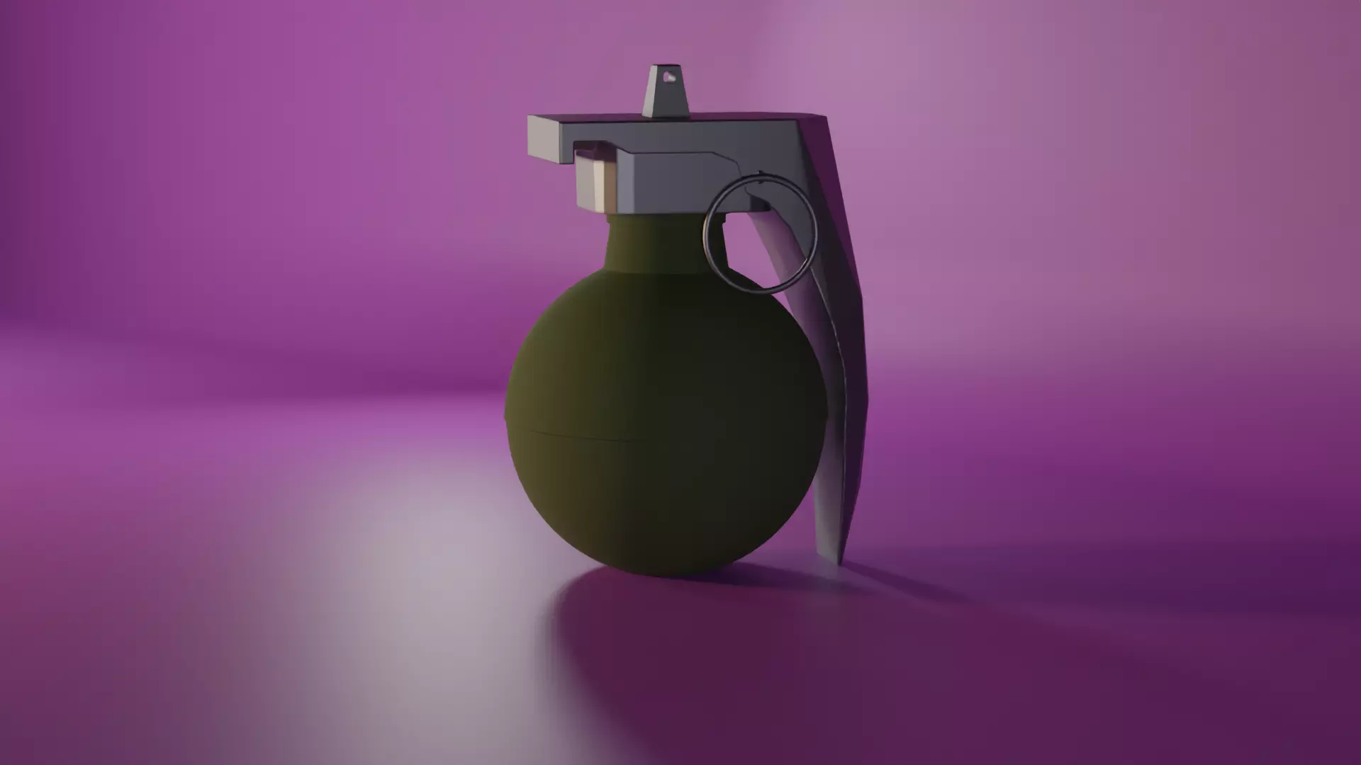 3D Grenade -printable- 3D print model_0