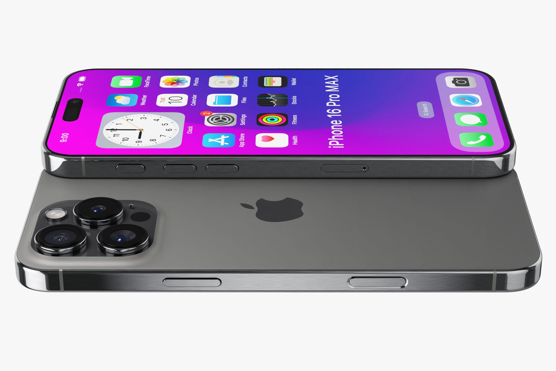 Apple iPhone 16 pro MAX v1 3D model_8
