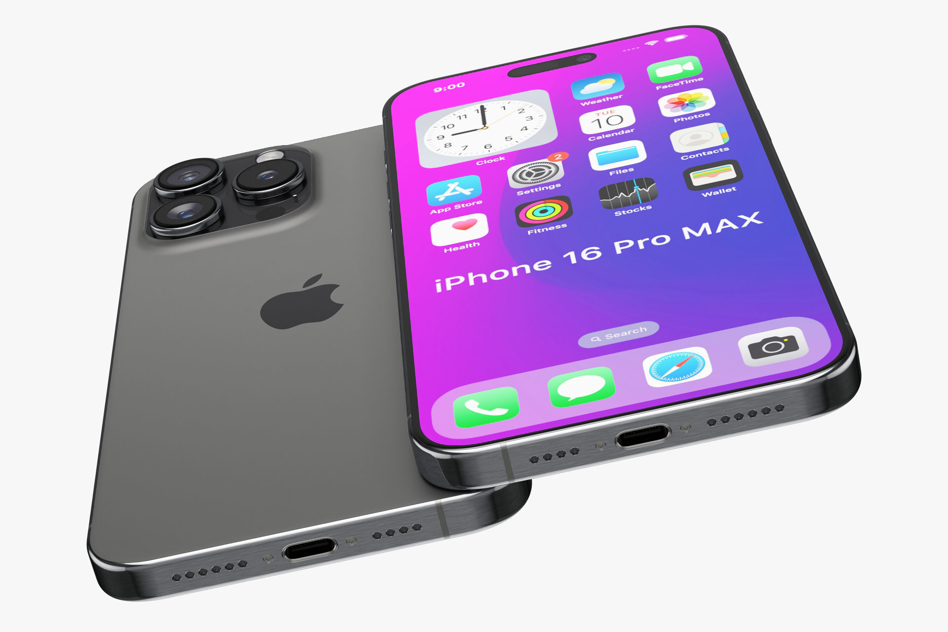 Apple iPhone 16 pro MAX v1 3D model_6