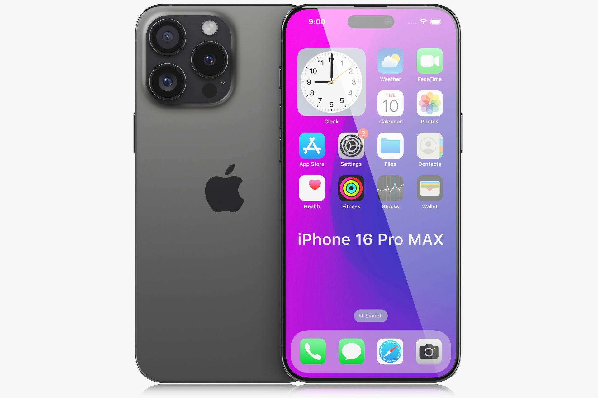 Apple iPhone 16 pro MAX v1 3D model_4