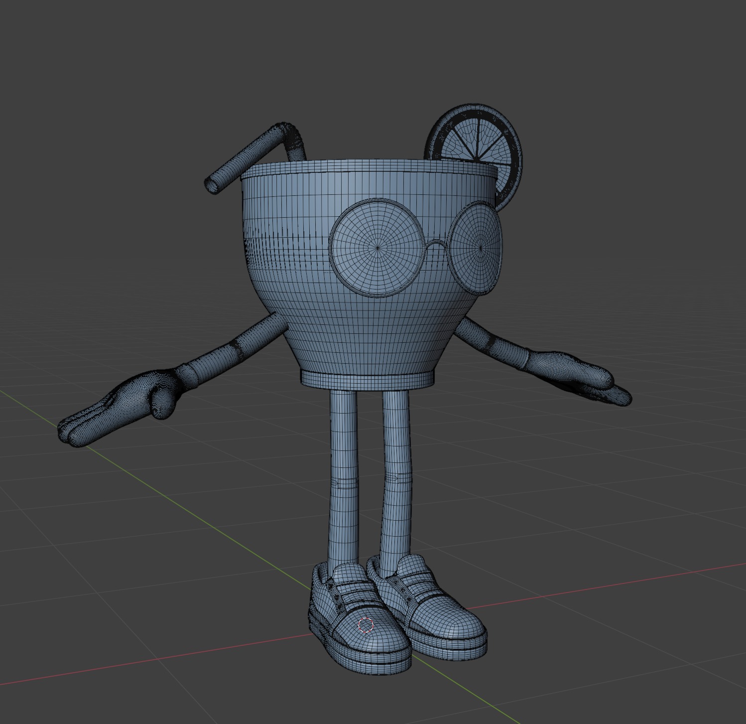 Cocktail Character 3D model_4