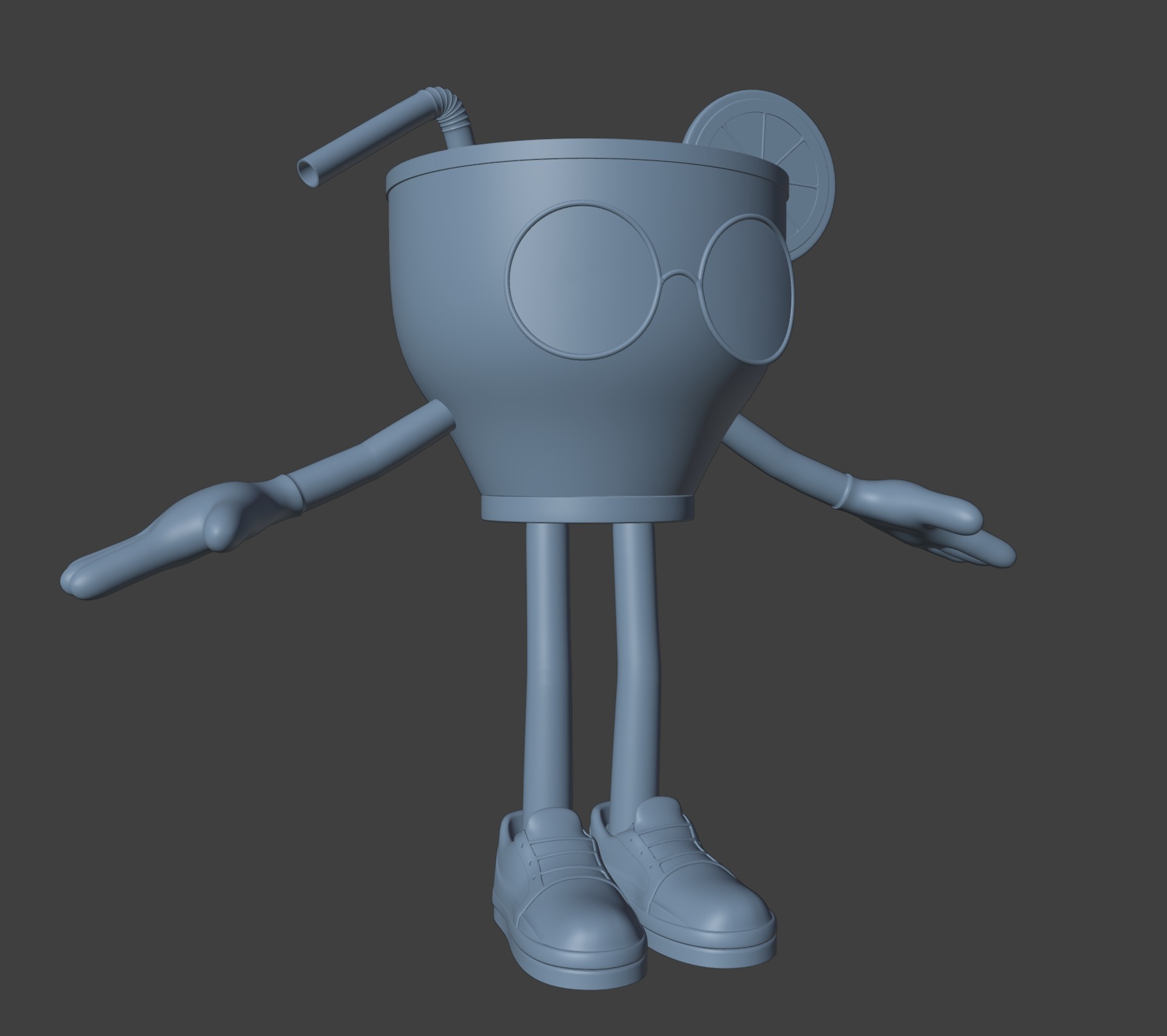 Cocktail Character 3D model_3