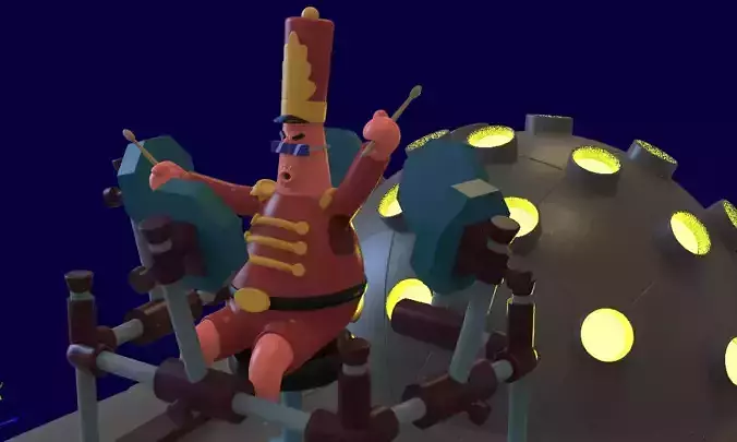 PATRICK STAR-PONGEBOBSQUAREPANTS SWEET VICTORY PARTS N COMPLETE