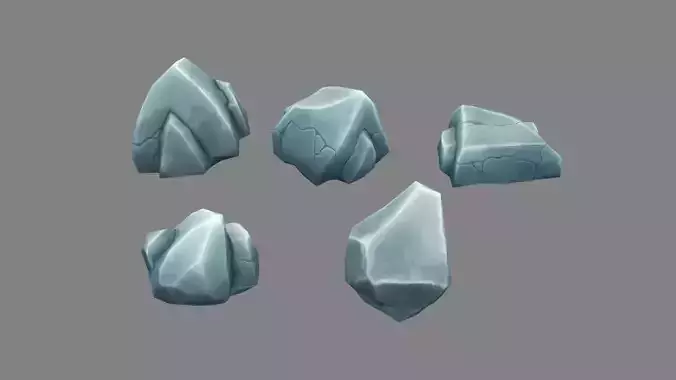 Small stones - Cartoon rocks
