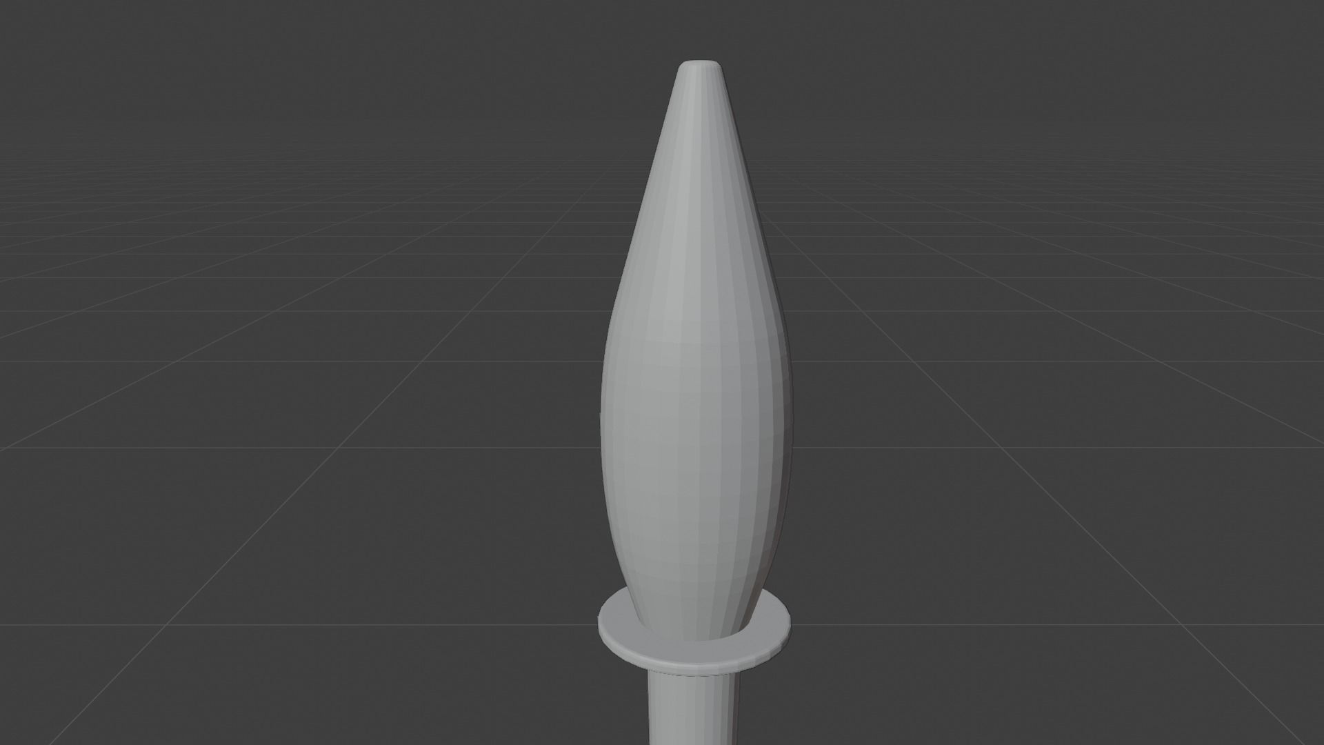 void pilar decoration Low-poly 3D model_3