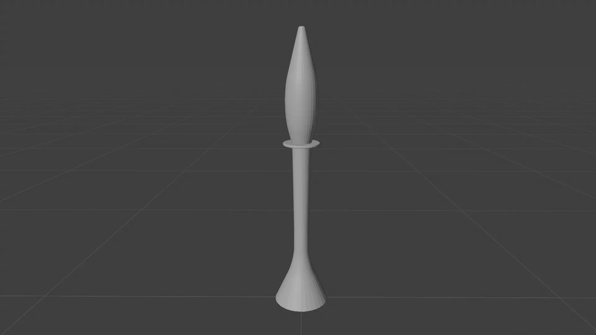 void pilar decoration Low-poly 3D model_0