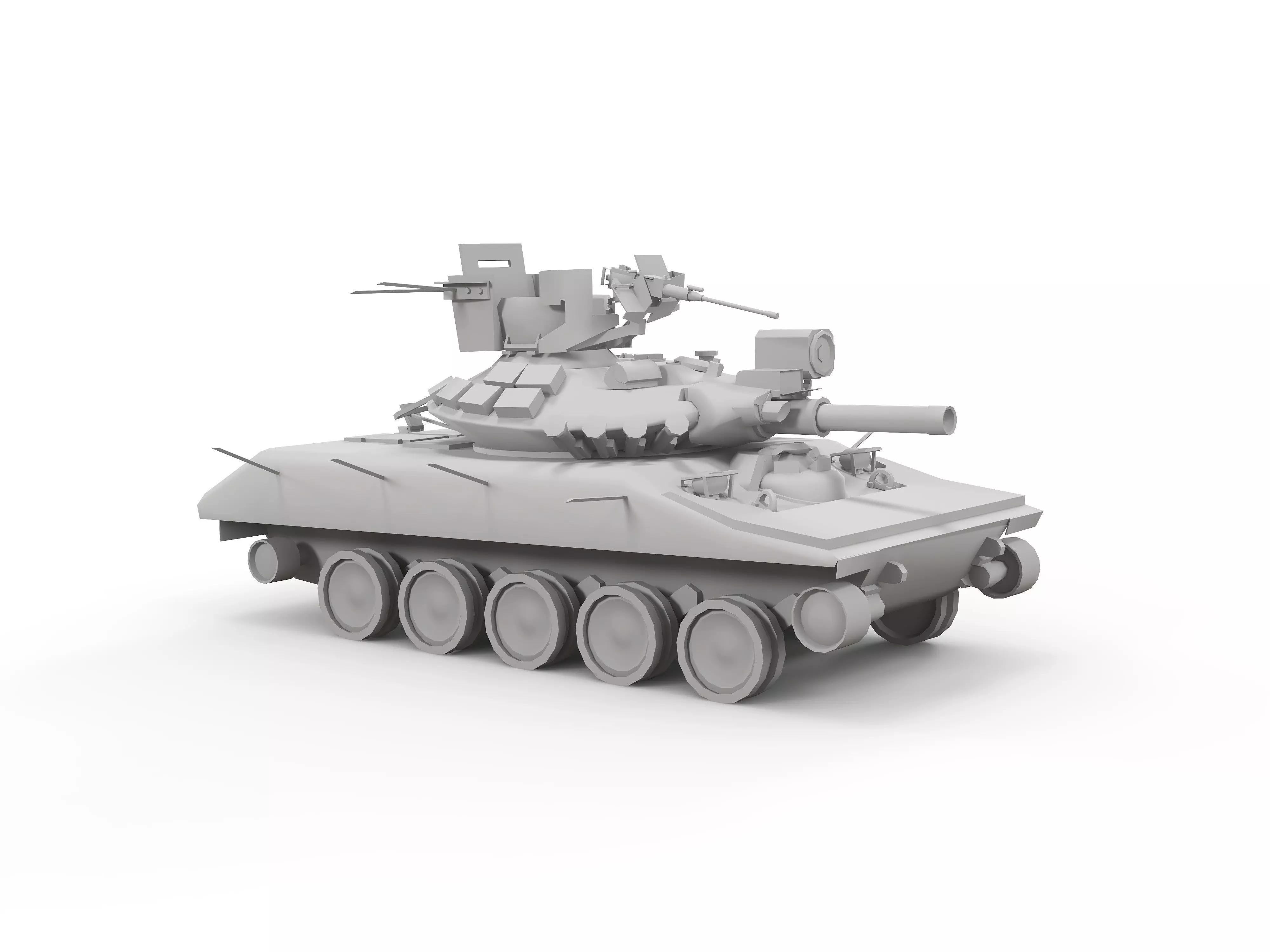 Tank Light Free 3D model