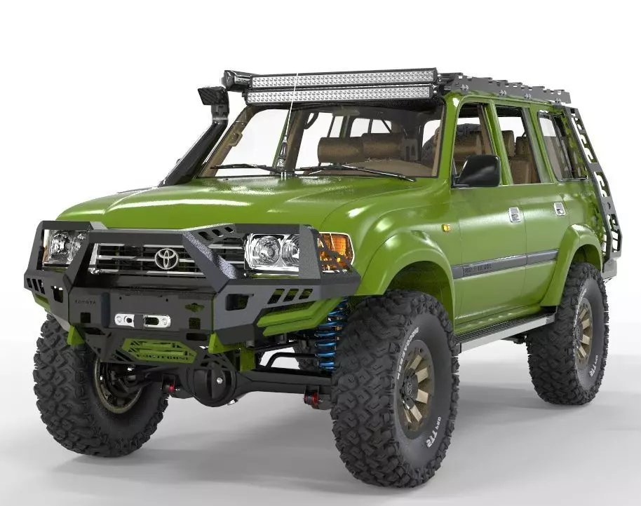 Generic Land Cruiser Serie 80 1997 Off Road Edition 3D model
