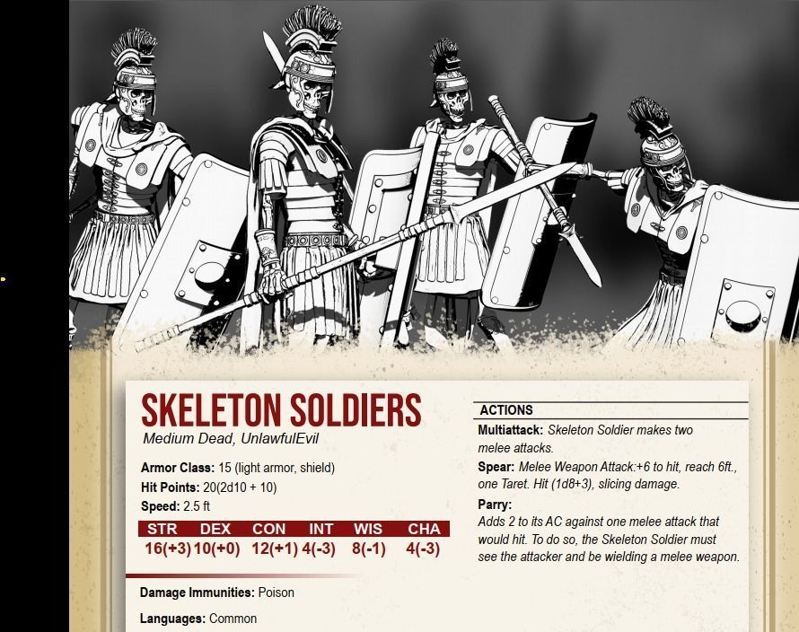 Skeleton Soldiers 3D print model_7