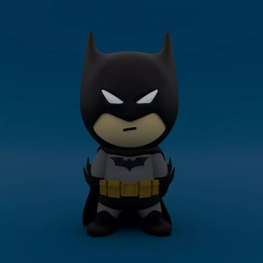 Cute Little Batman 3D print model_0