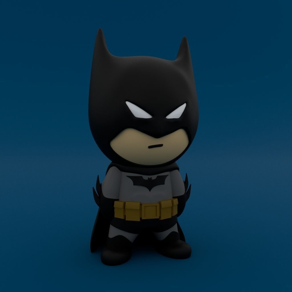 Cute Little Batman 3D print model_1