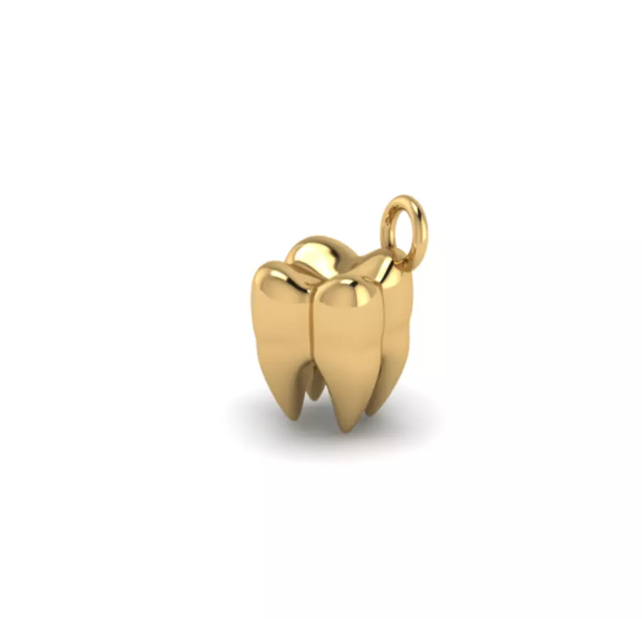 tooth pendant Free 3D print model