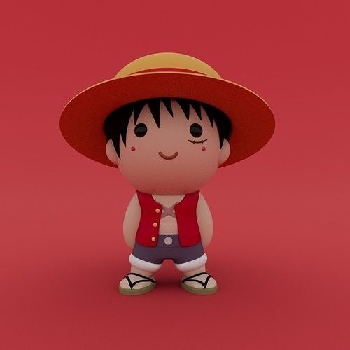 Cute little Luffy 3D print model