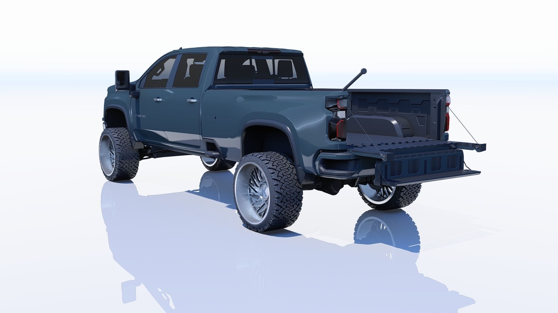 Pickup Chevy 2500 HD 3D model_22