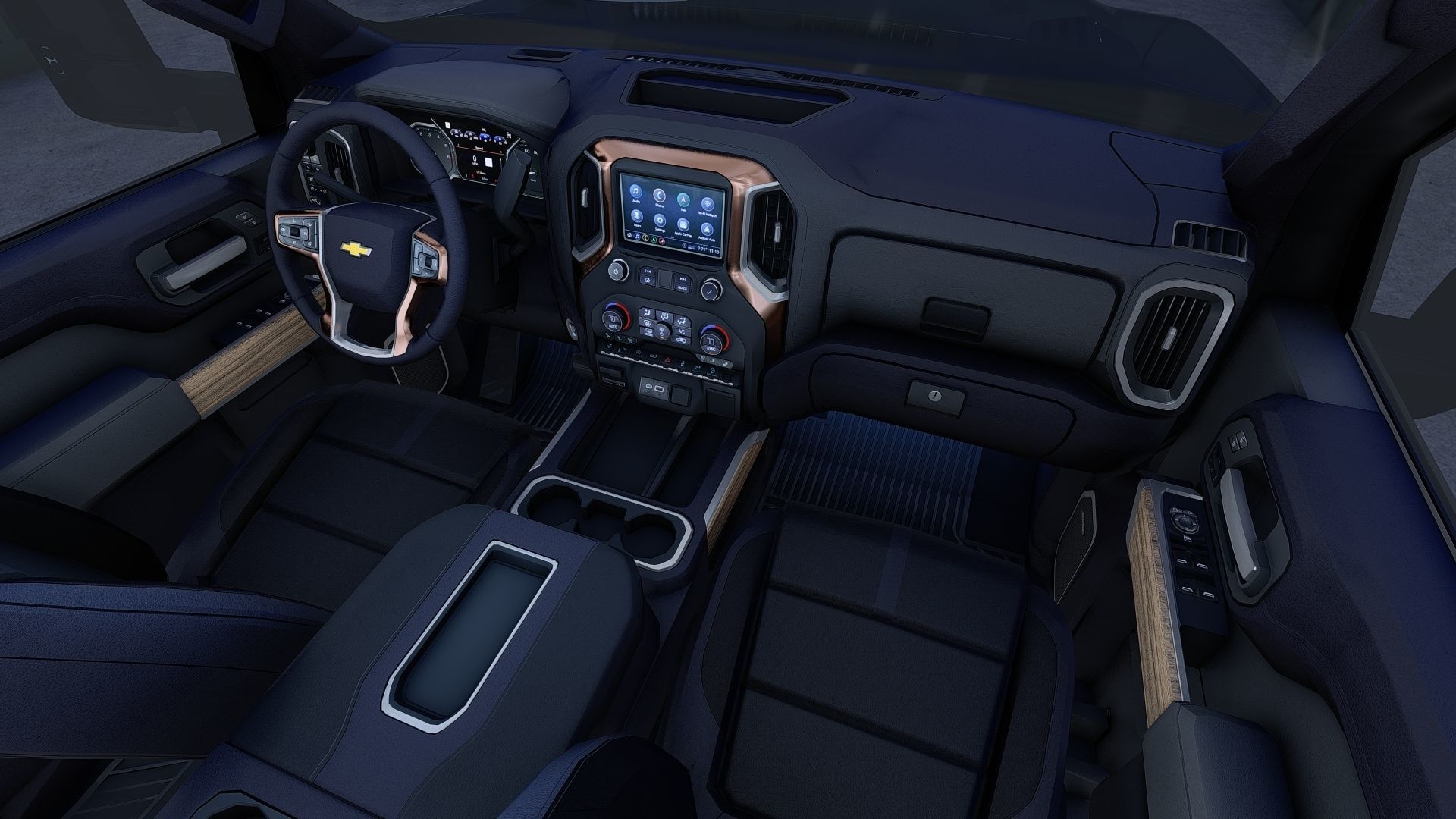 Pickup Chevy 2500 HD 3D model_28