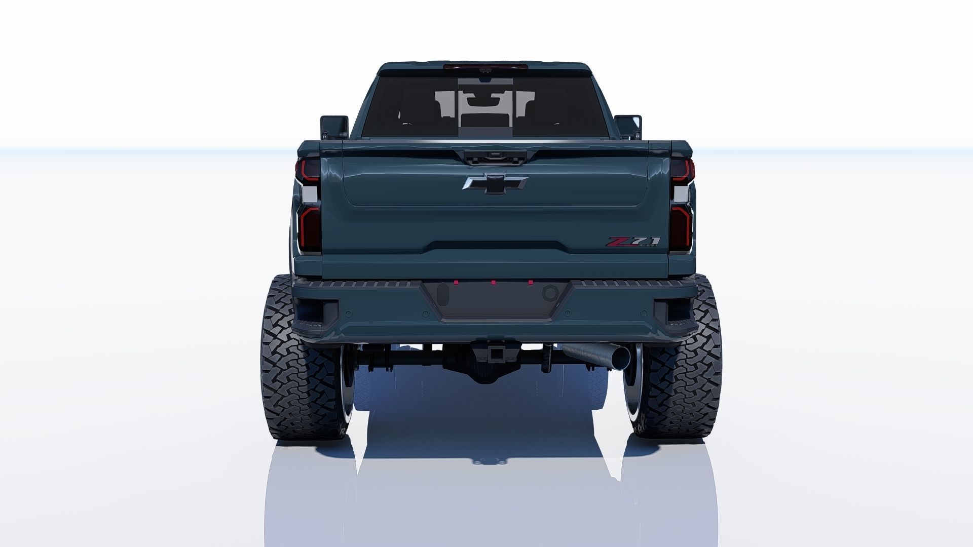 Pickup Chevy 2500 HD 3D model_7