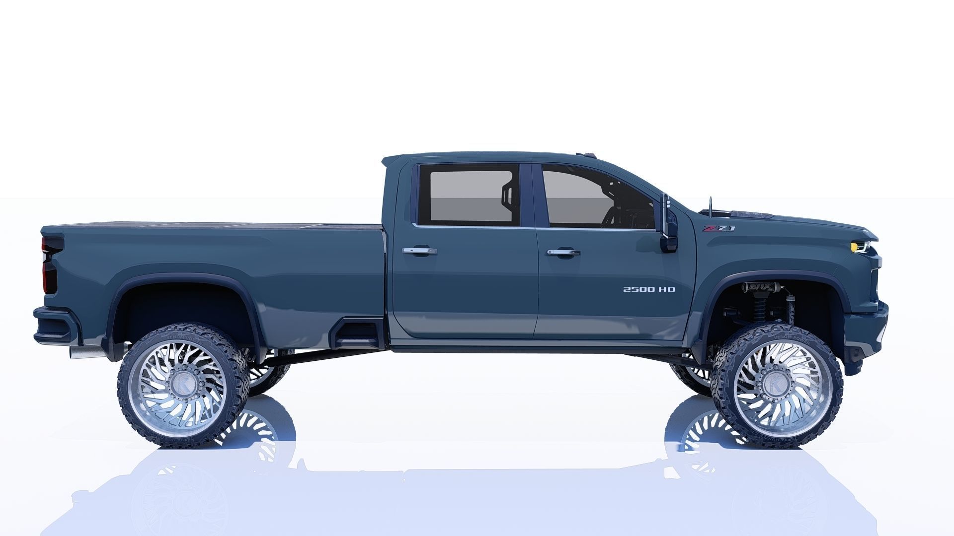 Pickup Chevy 2500 HD 3D model_9