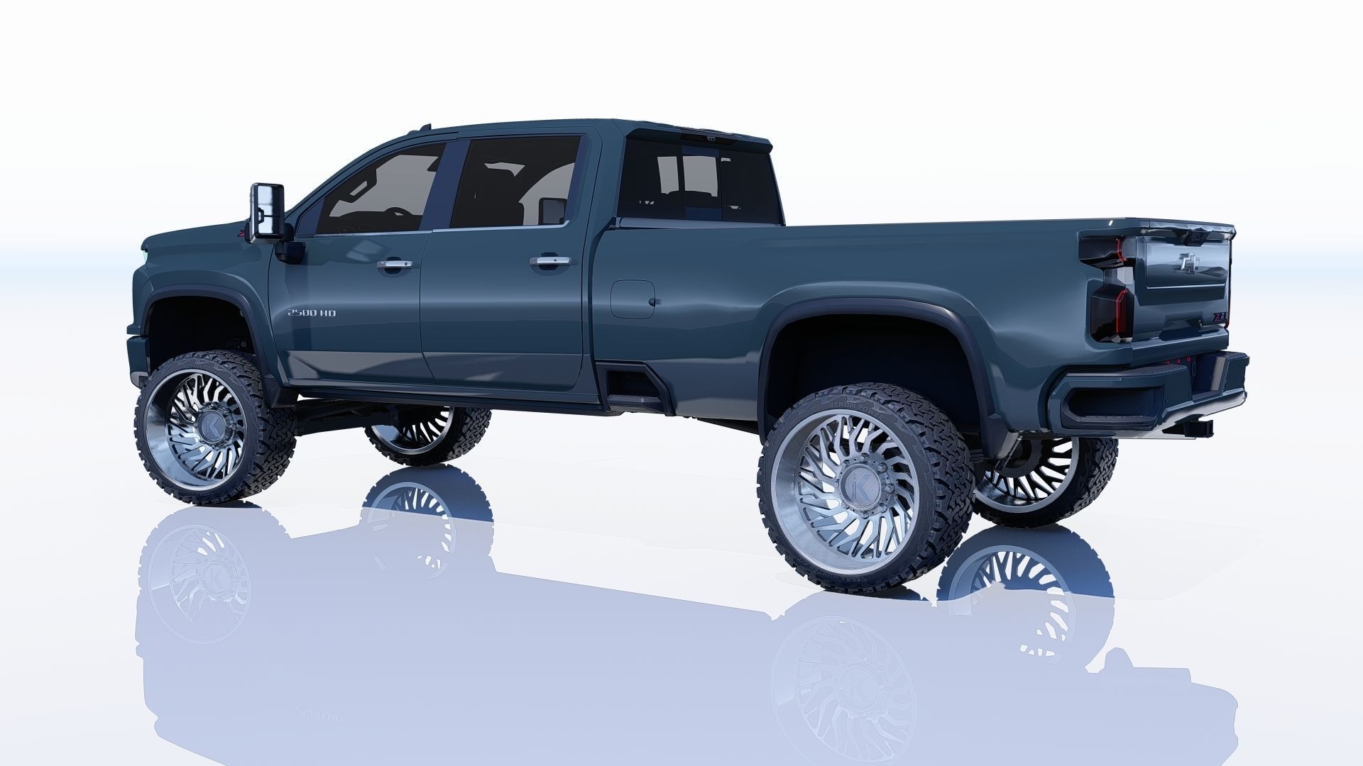 Pickup Chevy 2500 HD 3D model_12