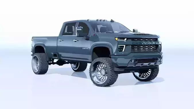 Pickup Chevy 2500 HD 3D model