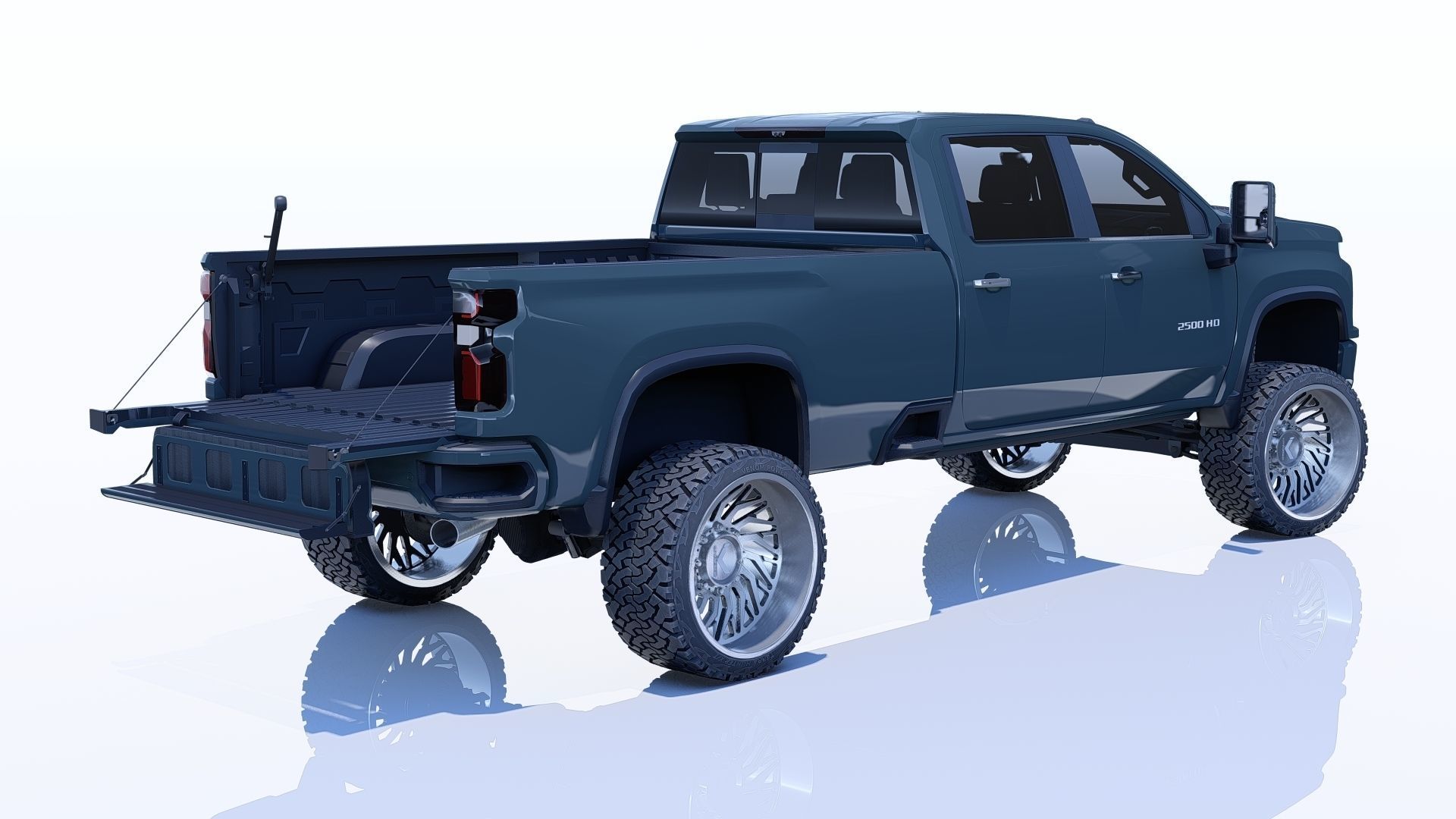 Pickup Chevy 2500 HD 3D model_24