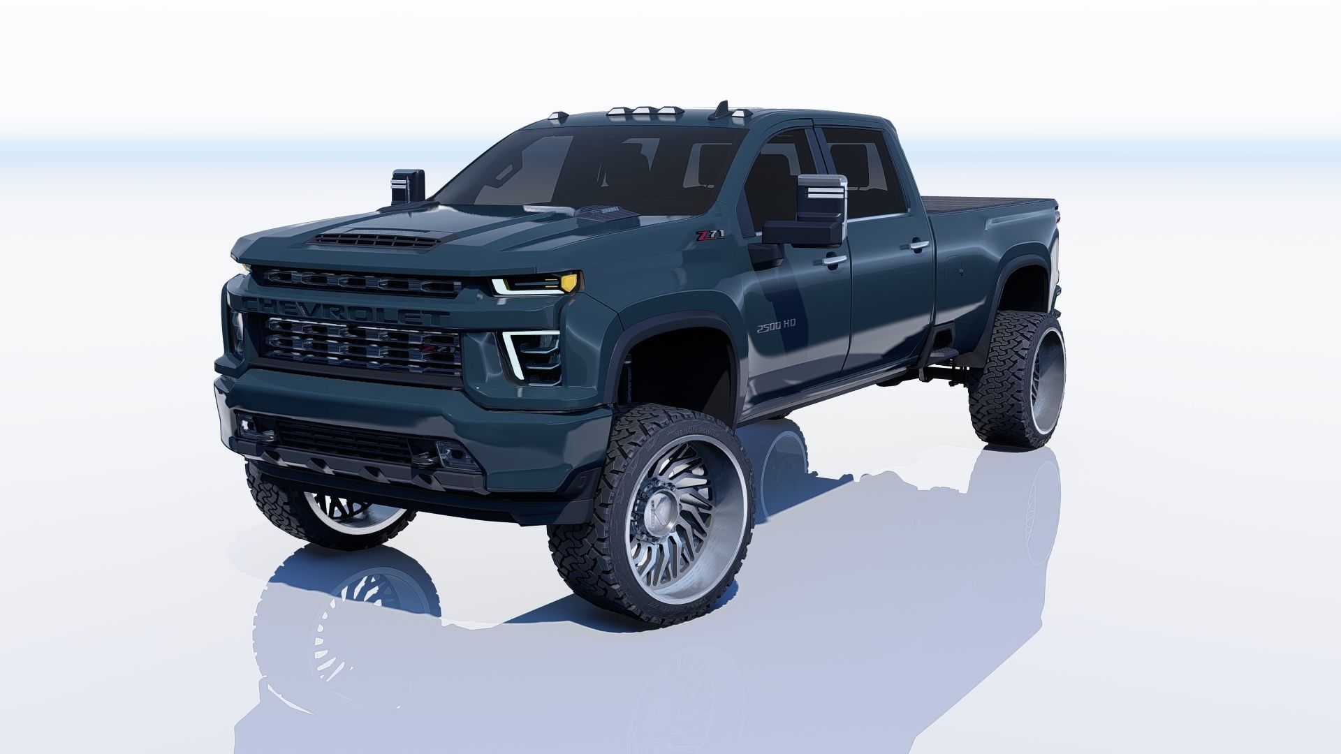 Pickup Chevy 2500 HD 3D model_11