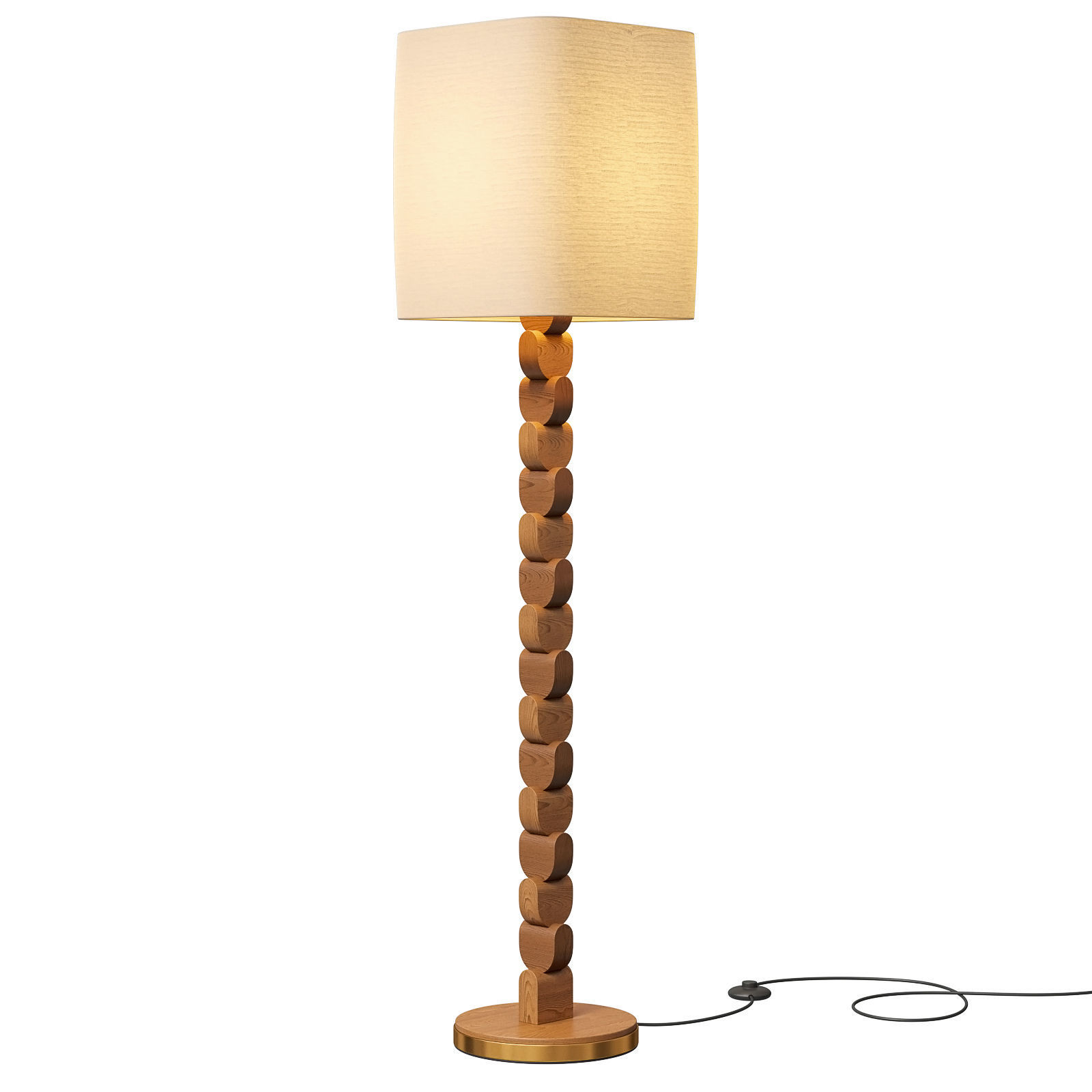 Soho Home floor lamp Felix 3D model_4