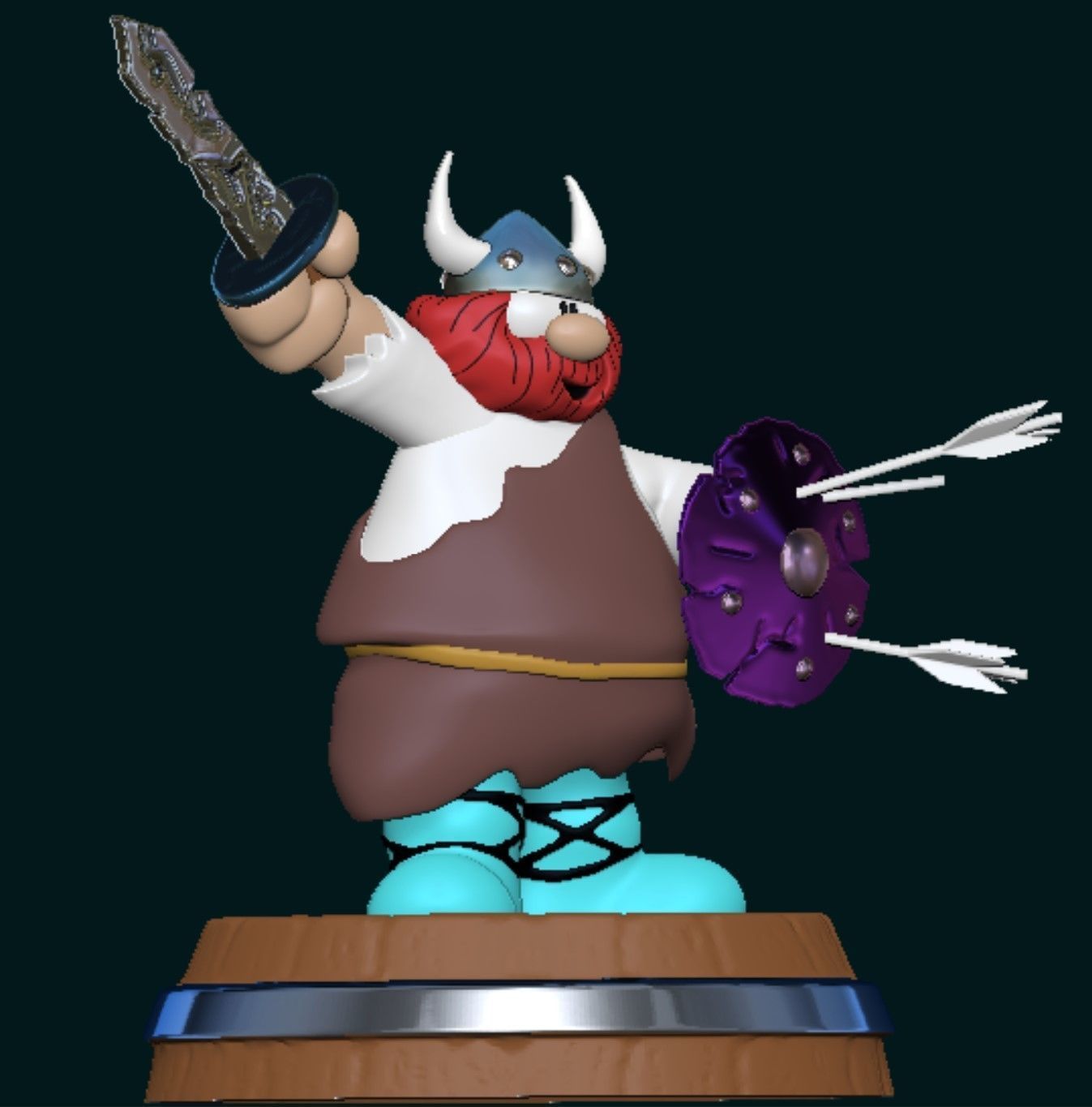 Hagar the Horrible 3D print model_2