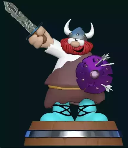 Hagar the Horrible 3D print model