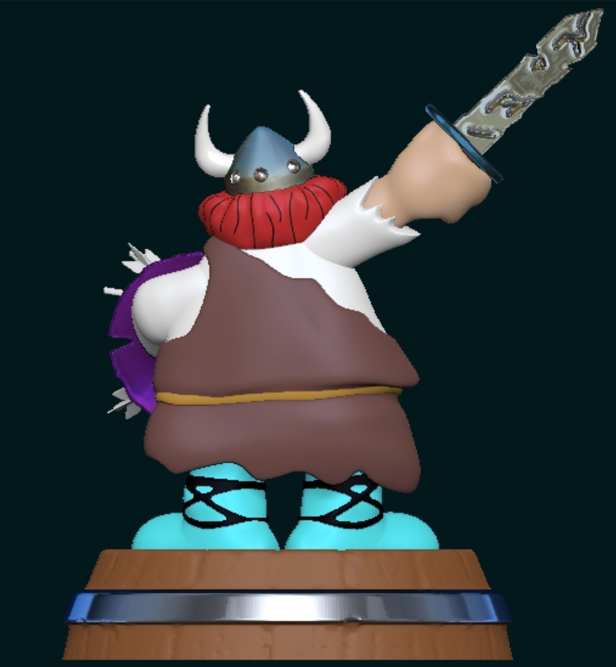 Hagar the Horrible 3D print model_1