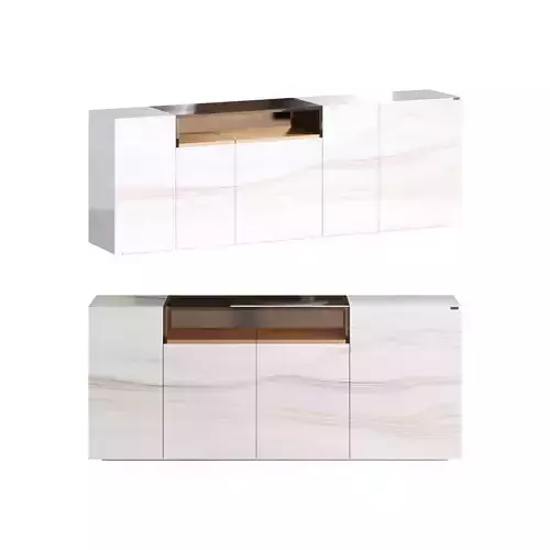 glass sideboard