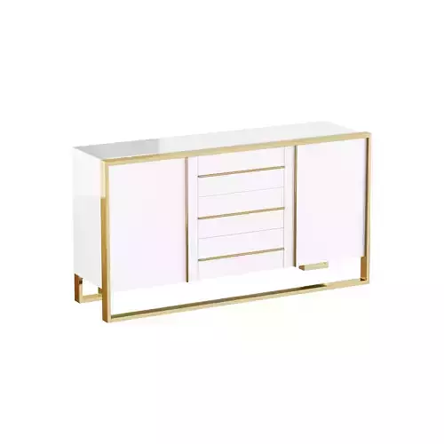 Glossy White Buffet