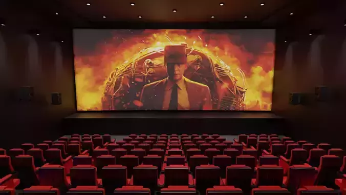 Cinema Theater 3D Model 3D model