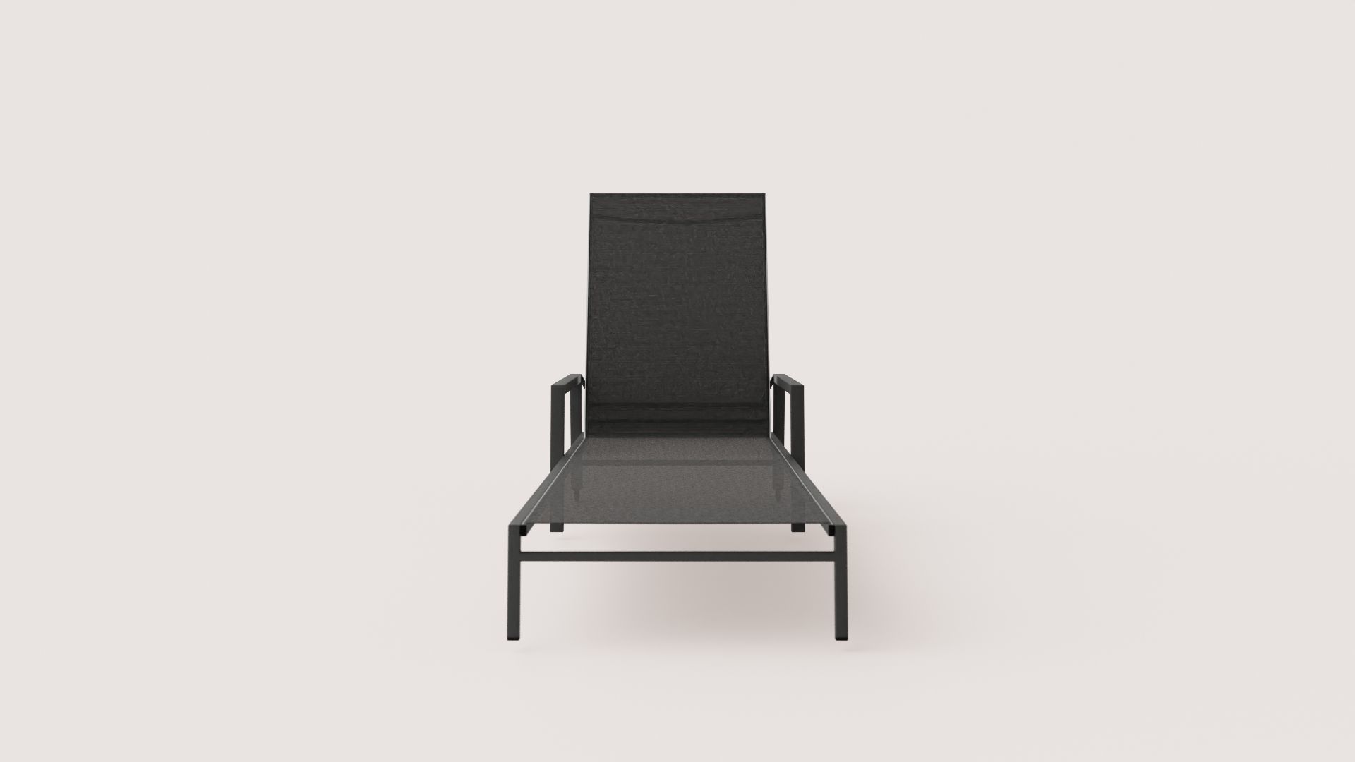 SUNBED Low-poly 3D model_1