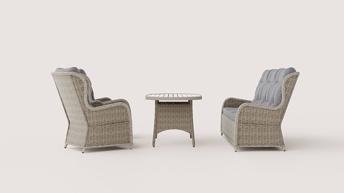 SOFA GROUP VIBORG Low-poly 3D model 5